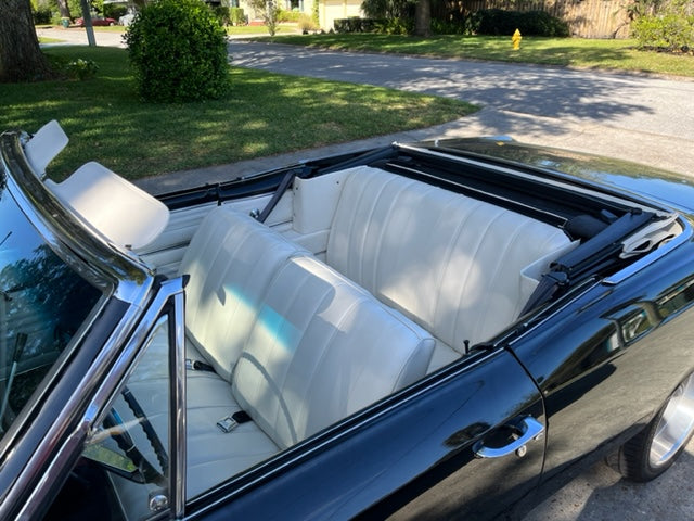 1966 Chevelle Convertible Front 3-Point Seat Belts