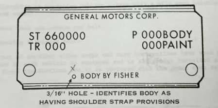 Nova (Hardtop) Front 3-Point Seat Belts for Bucket Seats