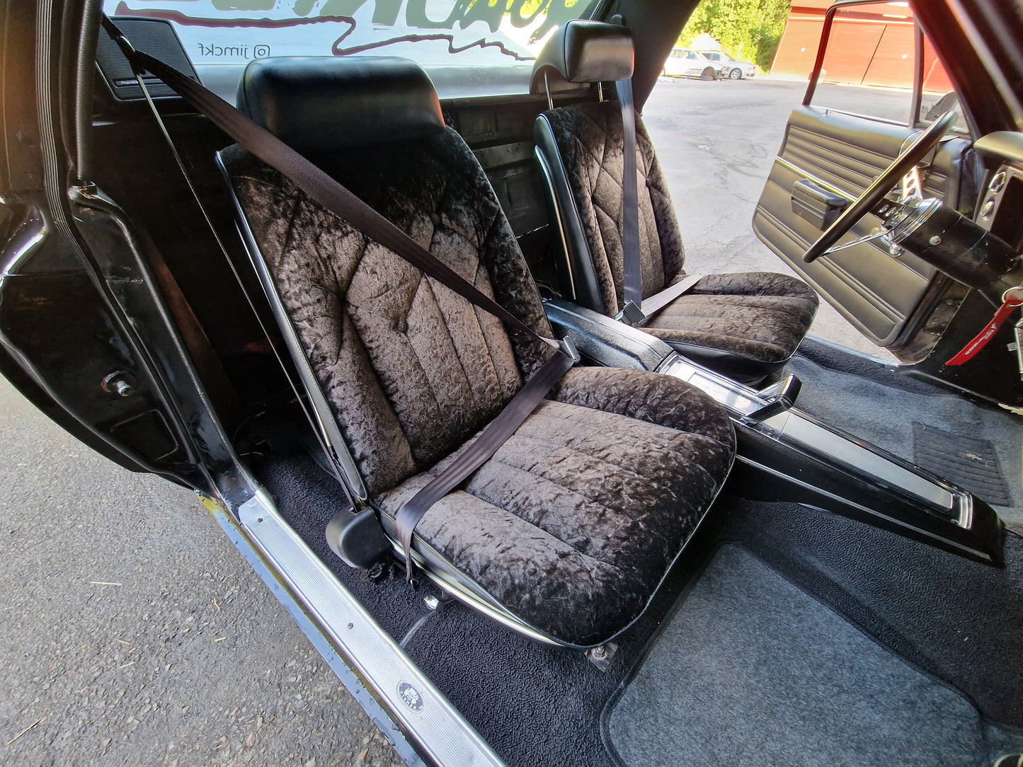 El Camino Front 3-Point Seat Belts for Bucket Seats