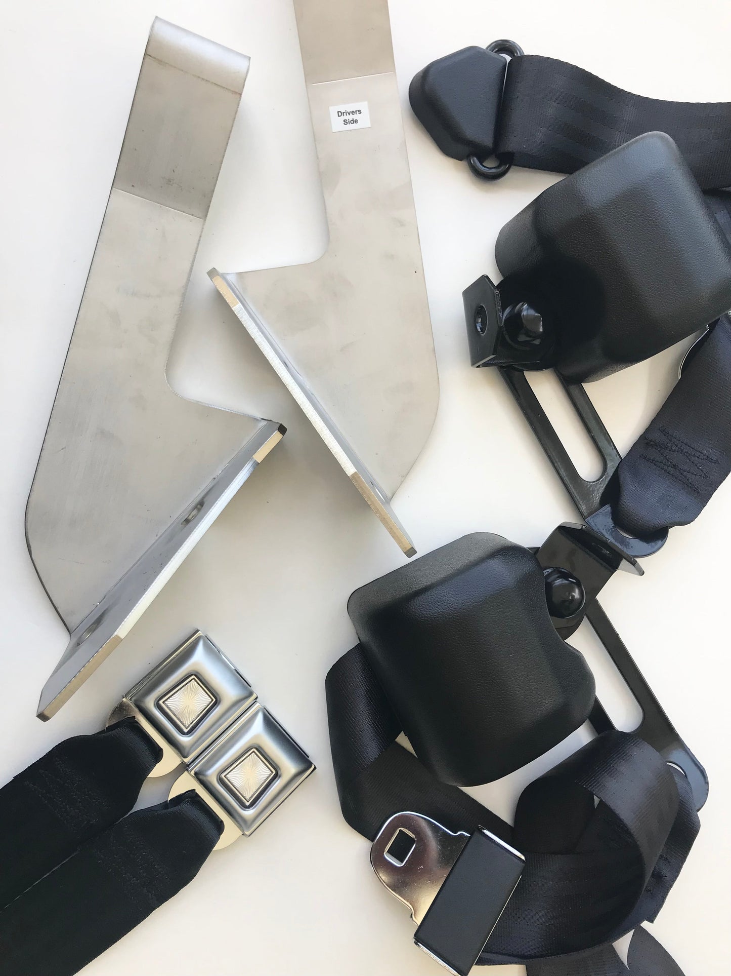 1968-72 Buick Skylark Convertible Front 3-Point Seat Belts