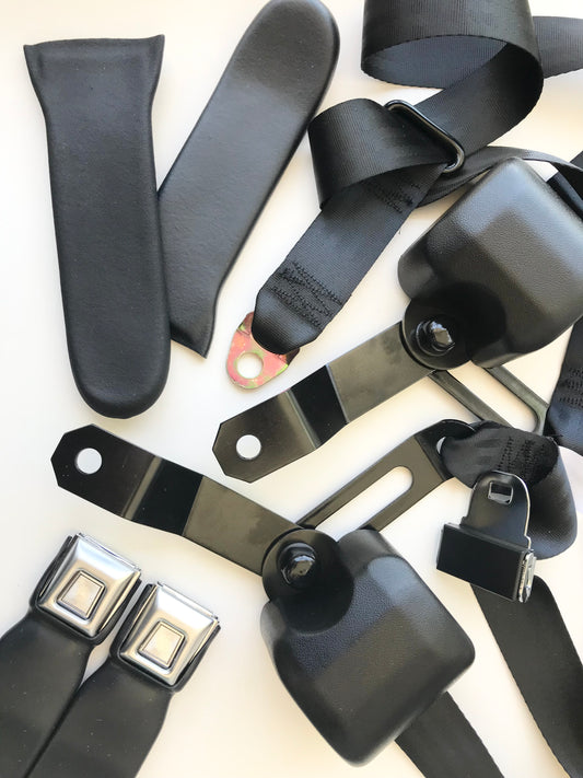 Duster (Hardtop) Front 3-Point Seat Belts for Bucket Seats