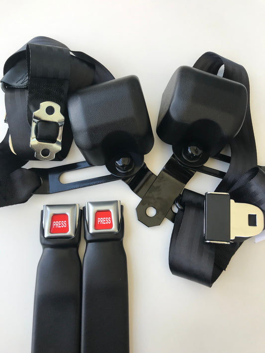 AU Compliant 1967-69 Firebird (Hardtop) Front 3-Point Seat Belts