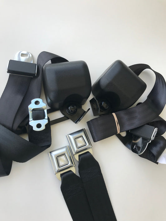 Monte Carlo (Hardtop) Front 3-Point Seat Belts for Bench Seats