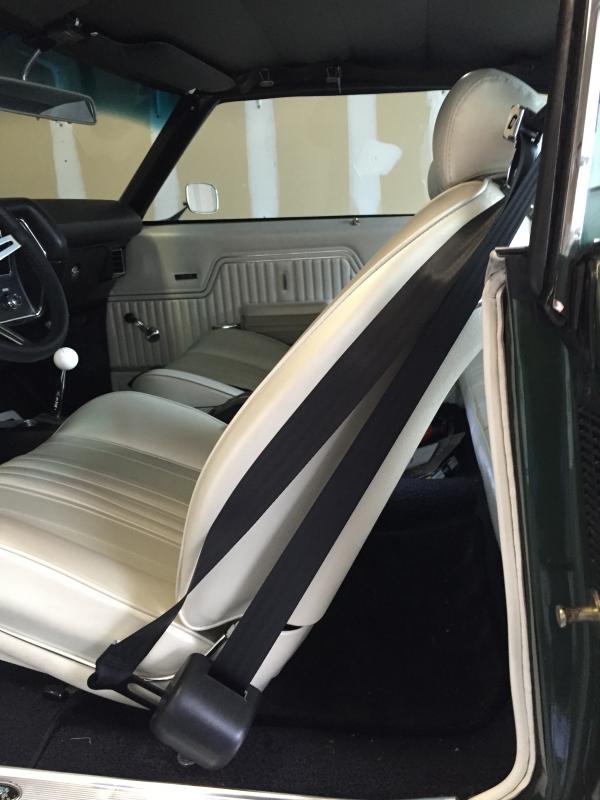 GTO Front 3-Point Seat Belts for Bench Seats