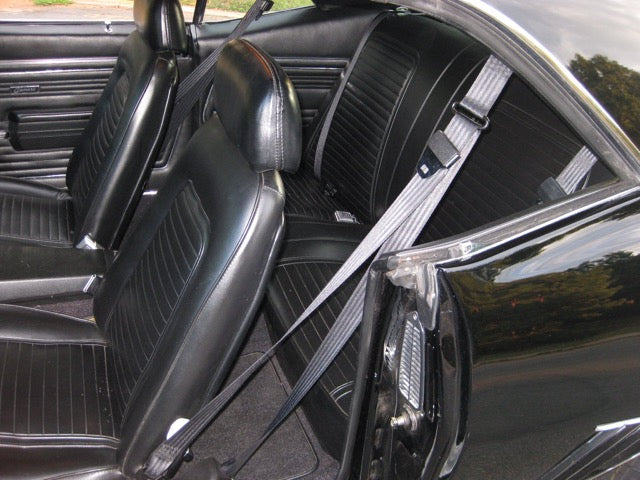 1967-69 Camaro Front 3-Point Seat Belts; - MorrisClassic.com, classic car seat belt