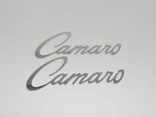 Script Camaro Emblems; - MorrisClassic.com, emblem