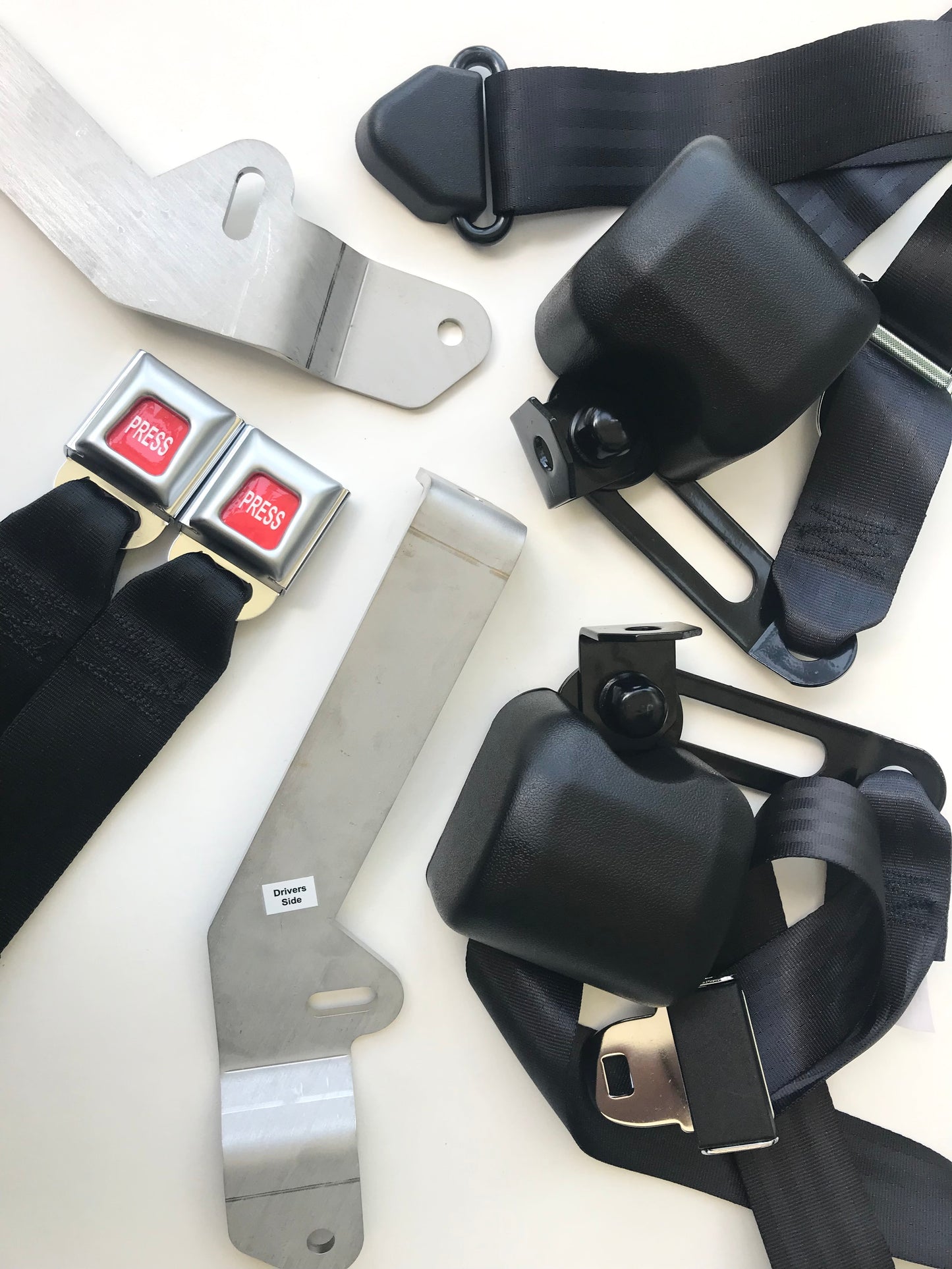 AU Compliant 1966 Chevelle Convertible Front 3-Point Seat Belts