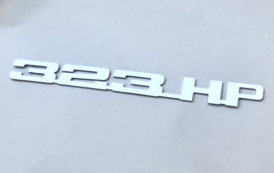 Horsepower Emblem - 323 HP