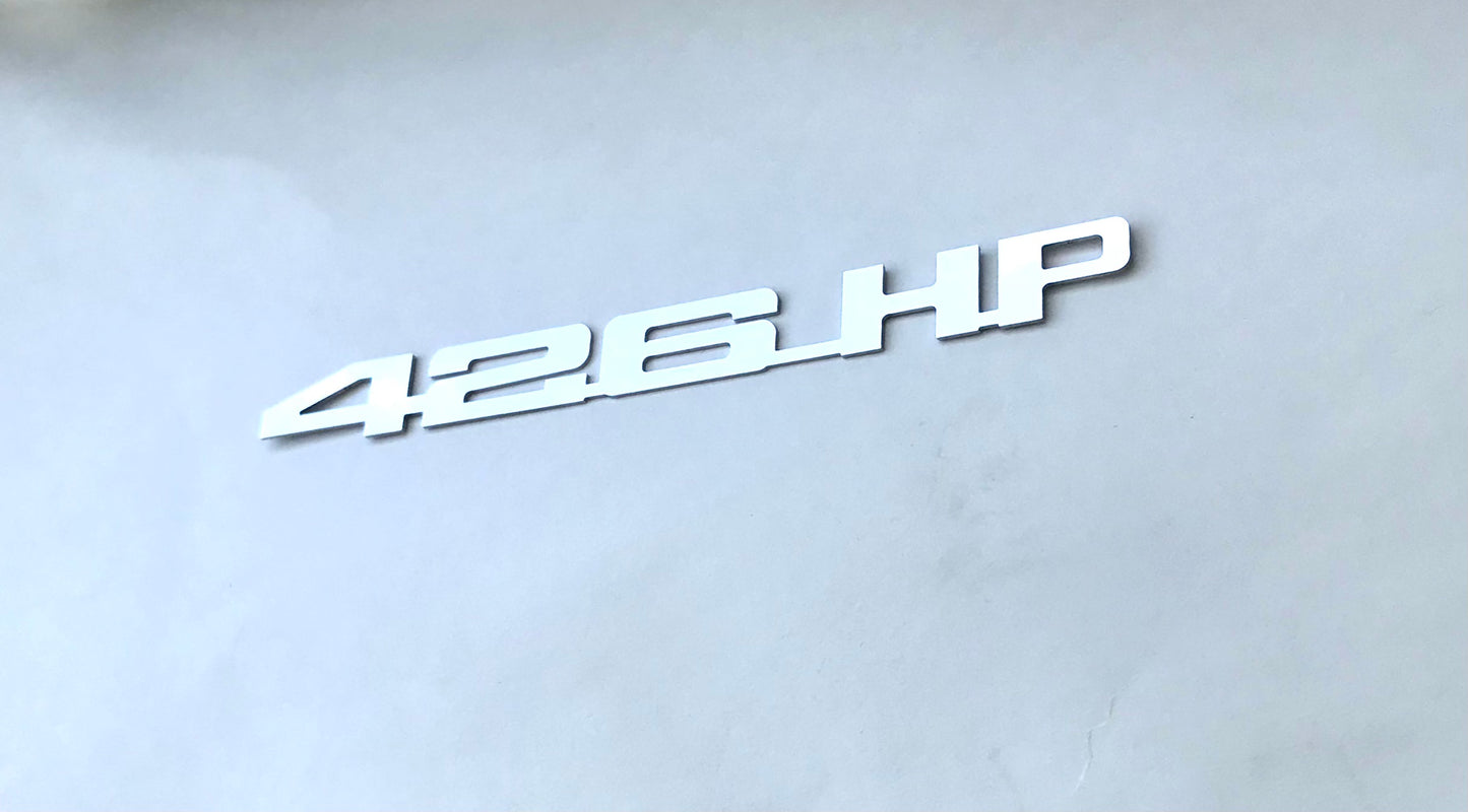 Horsepower Emblem - 426 HP