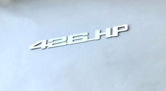 Horsepower Emblem - 426 HP