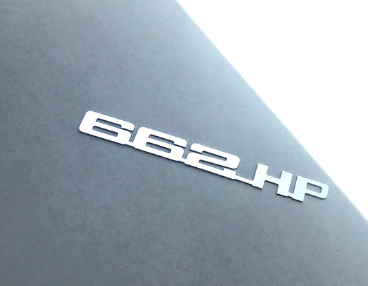 Horsepower Emblem - 662 HP