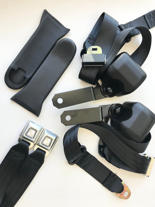Roadrunner (Hardtop) Front 3-Point Seatbelts for Bench Seats